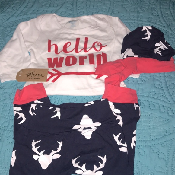 NWT 3Pc Pajamas - Picture 2 of 5